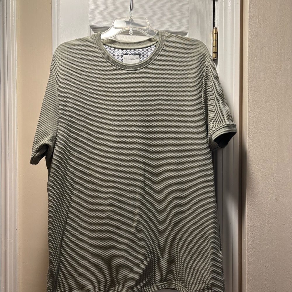 Denim & Flower Sage Green Short Sleeve Tee